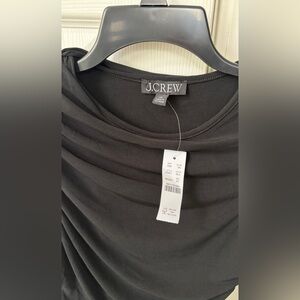 J. Crew Ruched Shell in Matte Jersey